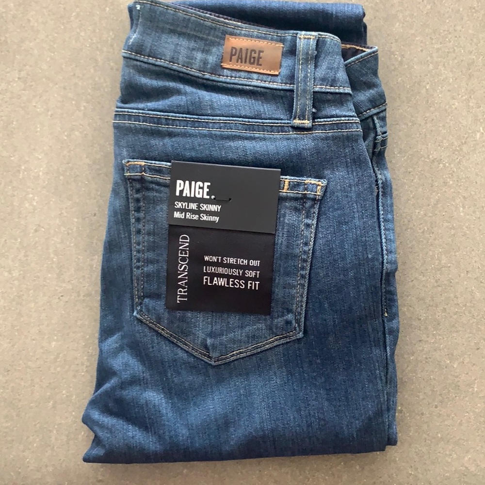 👖NWT Paige Skyline Skinny Jeans Size 24 👖